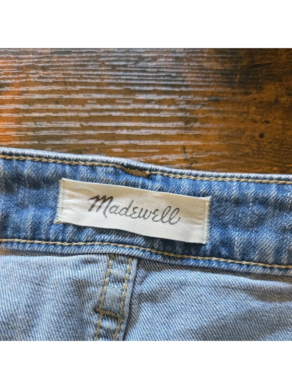 Madewell Emett Wide Leg Crop Sz 28 Light Wash Jeans High Rise Boho Hippie